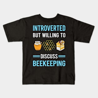 Introverted Beekeeping Beekeeper Apiculture Kids T-Shirt